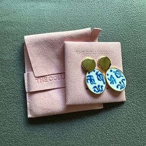 The Collection Melinda Hand Painted Vintage Earrings